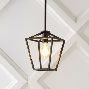 Grace Industrial Farmhouse LED Pendant - JONATHAN Y